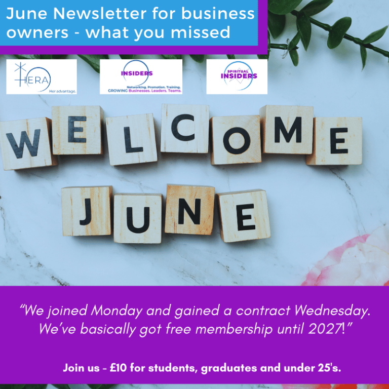 June Newsletter for business owners – what you missed