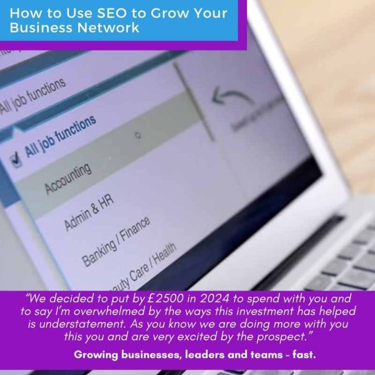 How to Use SEO to Grow Your Business Network